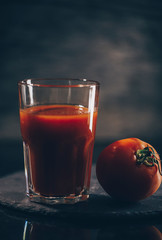 glass of tomato juice