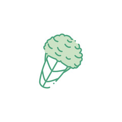 vegetable broccoli fill style icon