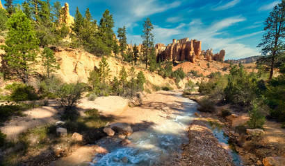 Mossy Cave, Bryce Canyon National Park, Utah, USA