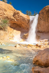 Waterfall, Mossy Cave, Bryce Canyon National Park, Utah, USA