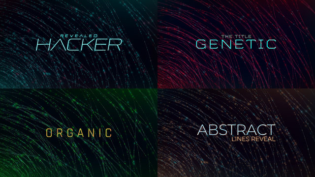 Vector Field Title Reveal