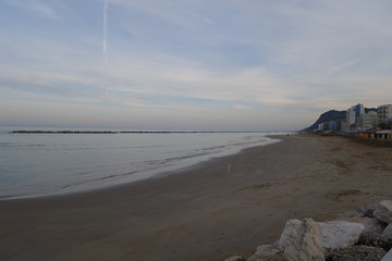 Fototapeta na wymiar Spiaggia di Pesaro