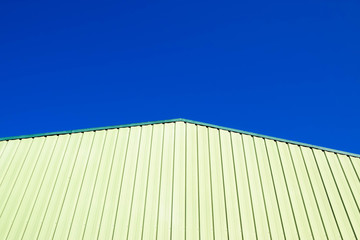 Fototapeta premium Perspective roof top with blue sky background