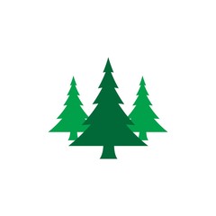 Obraz premium chrismas tree logo