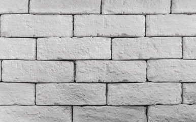 white brick wall