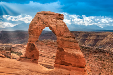 Arches National Park, adjacent to the Colorado River, Moab, Utah, USA