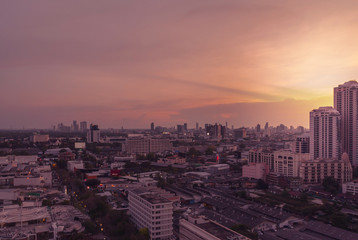 Fototapeta na wymiar Cityscape in Bangkok