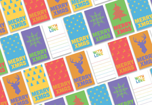 Colorful Gift Tag Layouts
