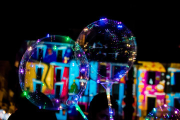 Fototapeta premium Christmas bubbles