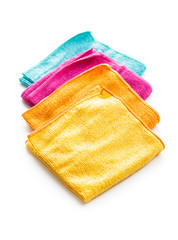 Microfiber cleaning towels.