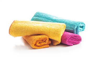 Microfiber cleaning towels.