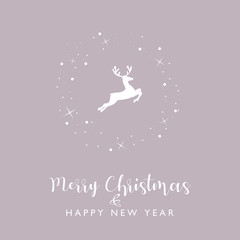 Elegant Christmas greeting card