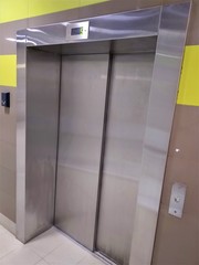 Elevator in an apartment building