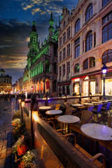 Obraz premium Weihnachtsmarkt Brüssel, Plaisirs d´Hiver