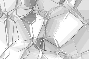 Abstract background of polygons.