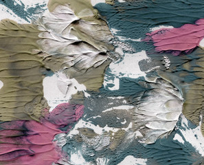 Abstract art background. Bright multi-colored texture. Modern Art. Stains of oil paint. Brush strokes of paint.