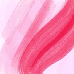 Acrylic paint lines abstract magenta background