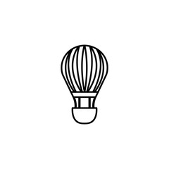 travel balloon air hot line style icon