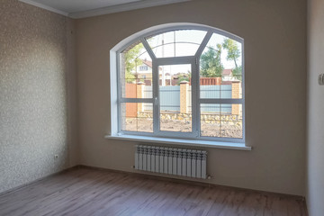 interior of new house. rooms and doors.