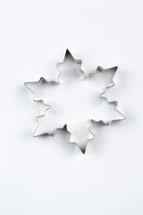 Detailshot of a single object on white ground, perfect for cropped objects, top view