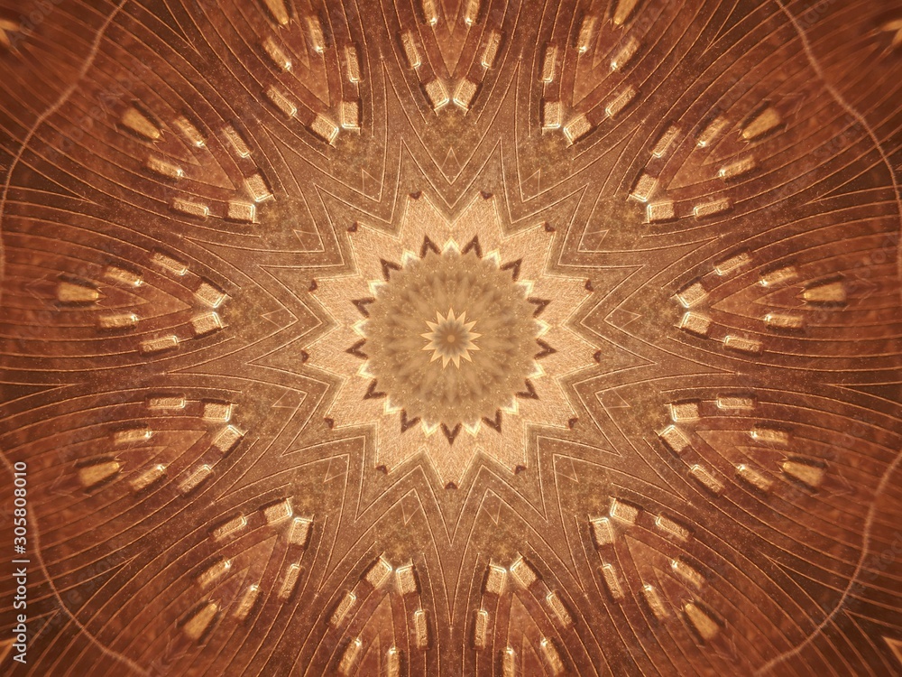 Poster abstract unique kaleidoscope background. beautiful kaleidoscope seamless pattern. seamless kaleidosc