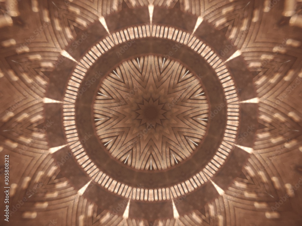 Poster abstract unique kaleidoscope background. beautiful kaleidoscope seamless pattern. seamless kaleidosc