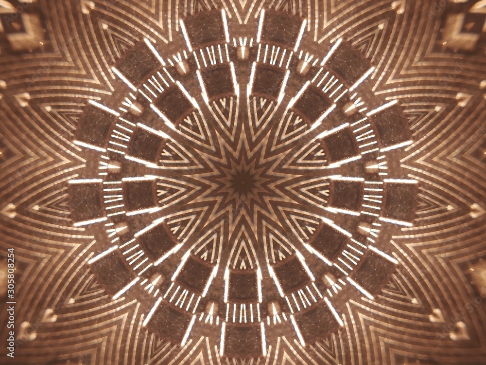 Poster abstract unique kaleidoscope background. beautiful kaleidoscope seamless pattern. seamless kaleidosc