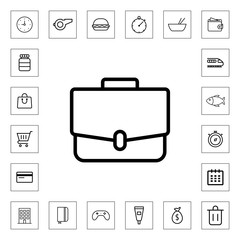Briefcase icon for web and mobile