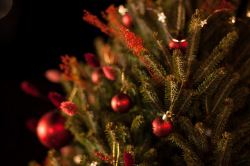 new year's eve christmas tree table setting christmas decor winter snow