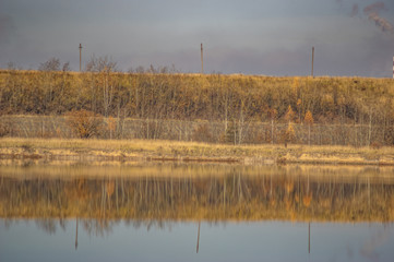 Liquid Toxic Waste Storage Lake