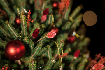 new year's eve christmas tree table setting christmas decor winter snow