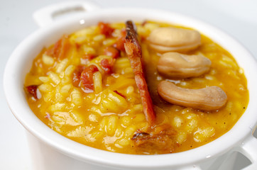 risotto de tangerina