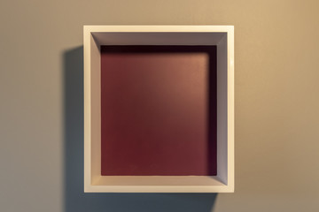 Cadre boite à fonds colorés