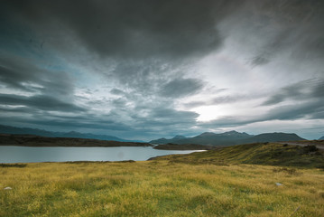 Island of Penguins in the Beagle Channel, Ushuaia, Argentina.