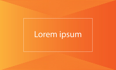 half tone  orange shape with text