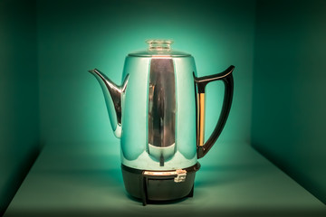 Beautiful vintage and antique coffee maker.