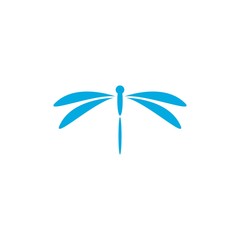 Dragonfly illustration logo vector