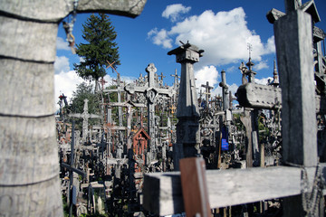 Fototapeta premium Kryziu kalnas (the Hill of Crosses) in Lithuania