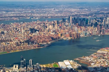 Plakat New York, top view 