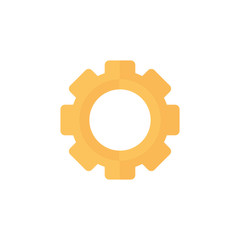 setting gear work isolated icon