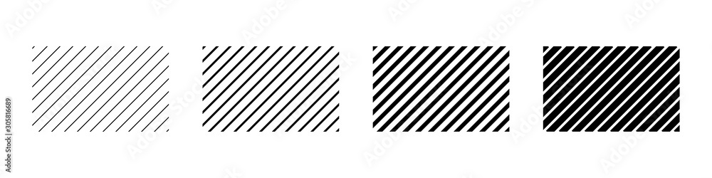Poster set of diagonal line in abstract style. vector grid geometric template. abstract repeat background. 