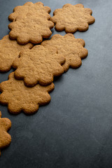 Fototapeta premium fresh ginger biscuits