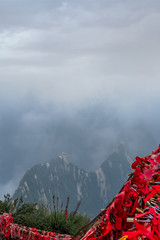 Stunning view from the West Peak in Huashan mountain