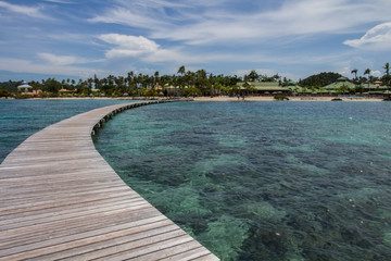 Ponton du club méditerranée, au Marin, à la Martinique