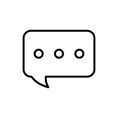 Isolated communication bubble icon vector design