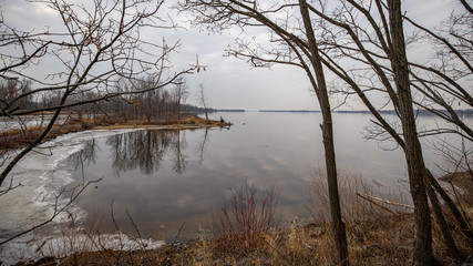 Obraz premium lake in winter