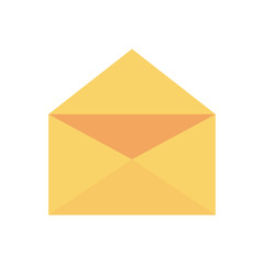 Isolated envelope icon vector design