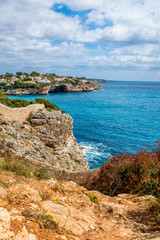 Fototapeta premium Traumhafter Meerblick an der Cala Romantica Sommer Ferien 