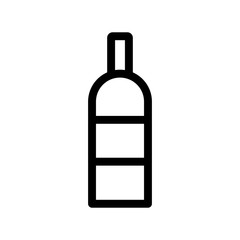 Isolated alcohol bottle icon vector design