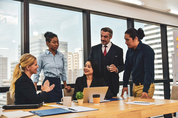 Manager leadership training business operator team meeting market planing